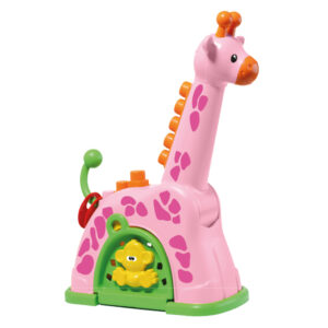 Girafa de Atividades Rosa PlayMi com 15 blocos