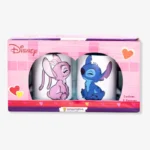 Embalagem do kit com duas canecas Stitch e Angel Minha Metade