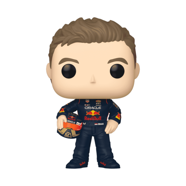 Funko Pop Max Verstappen com Capacete 08 frente