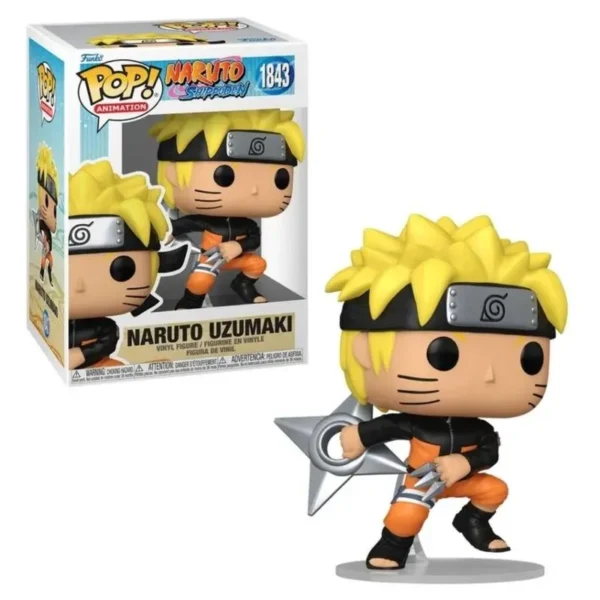 Funko Pop Naruto Uzumaki 1843 com caixa e figura