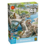 Puzzle Gigante Dinossauros Grow 48 peças - embalagem comercial