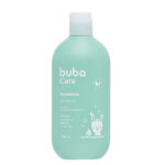 Shampoo Infantil Buba Care Sem Lágrimas 400 ml em frasco verde